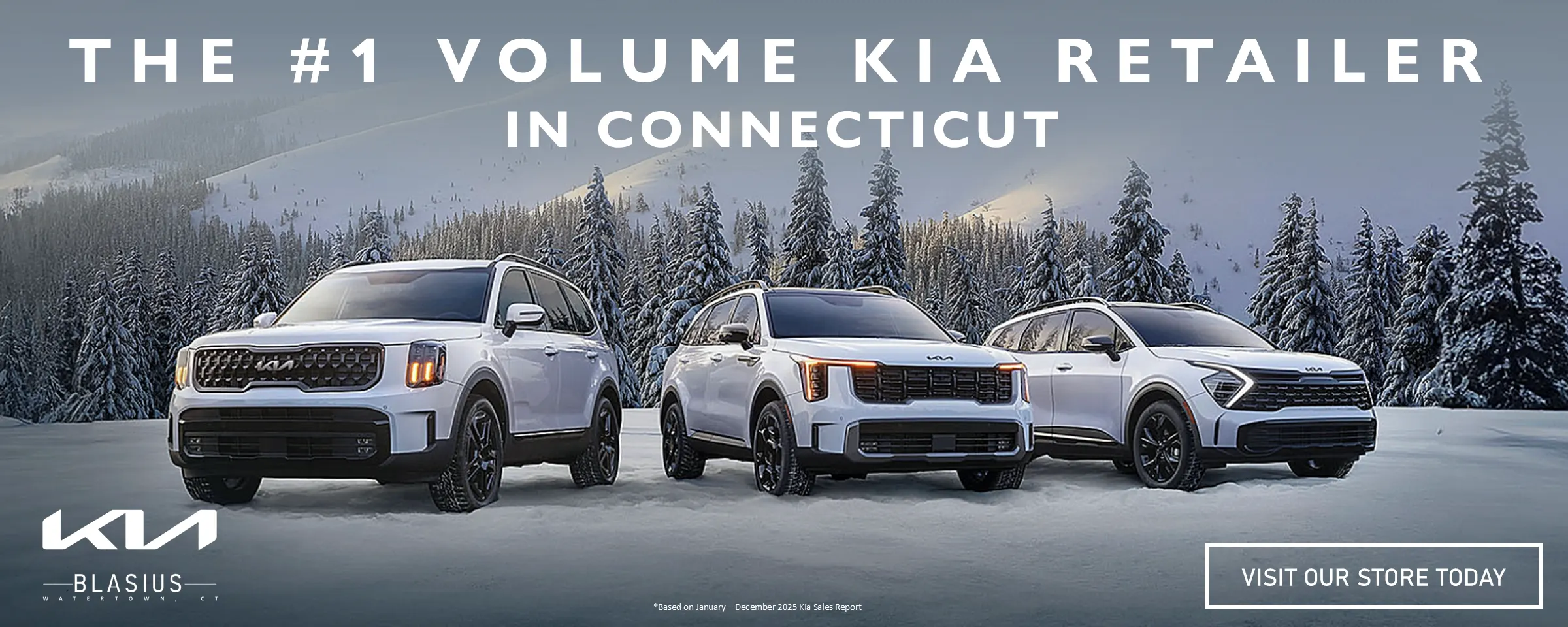#1 VOLUME KIA RETAILER IN CONNECTICUT