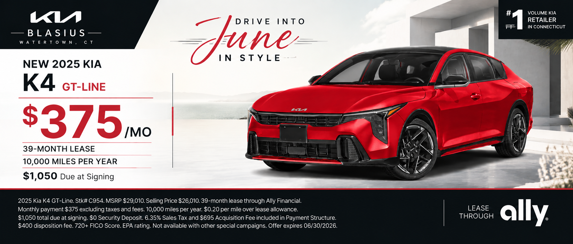 2025 KIA K4 GT-LINE