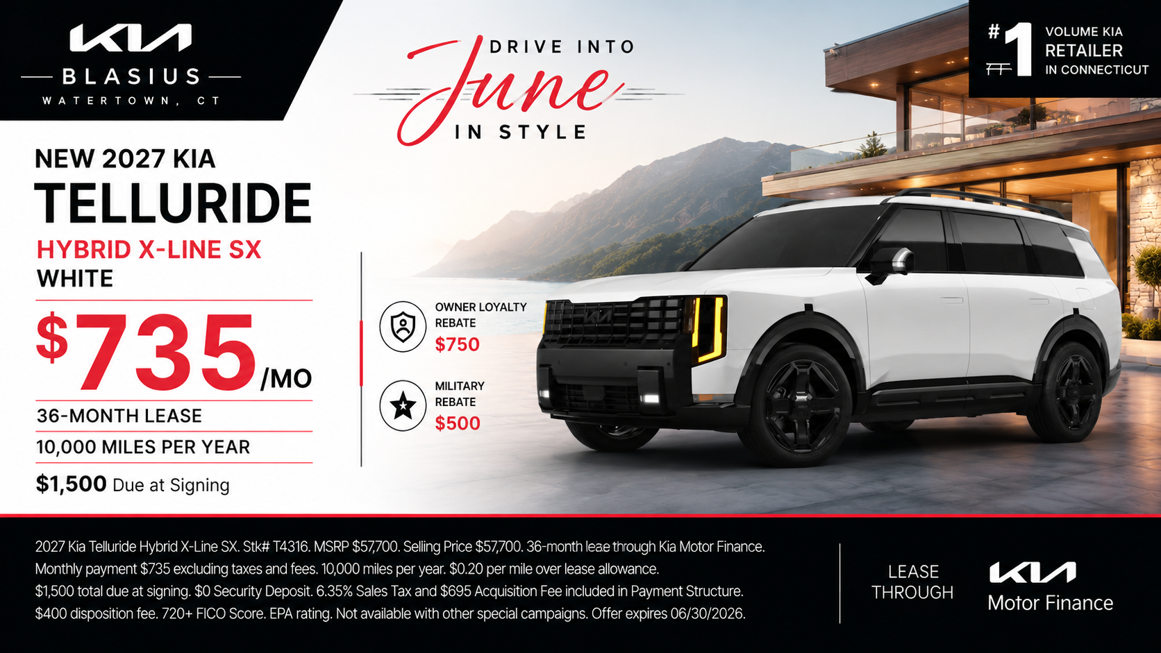 2027 KIA TELLURIDE HYBRID X-LINE SX