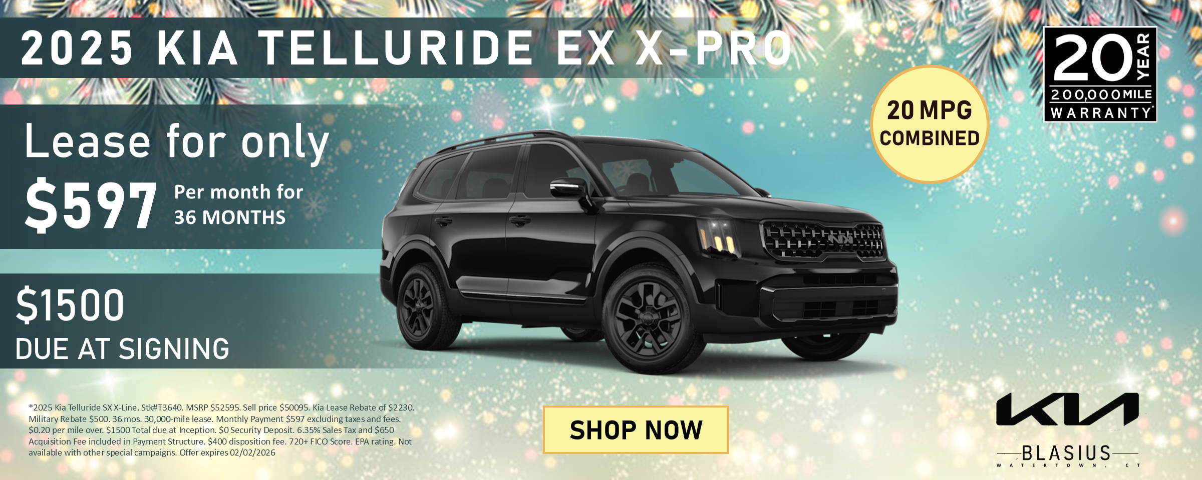 2025 KIA TELLURIDE EX X-PRO
